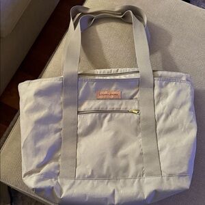 Logan + Lenora grey Tote Bag